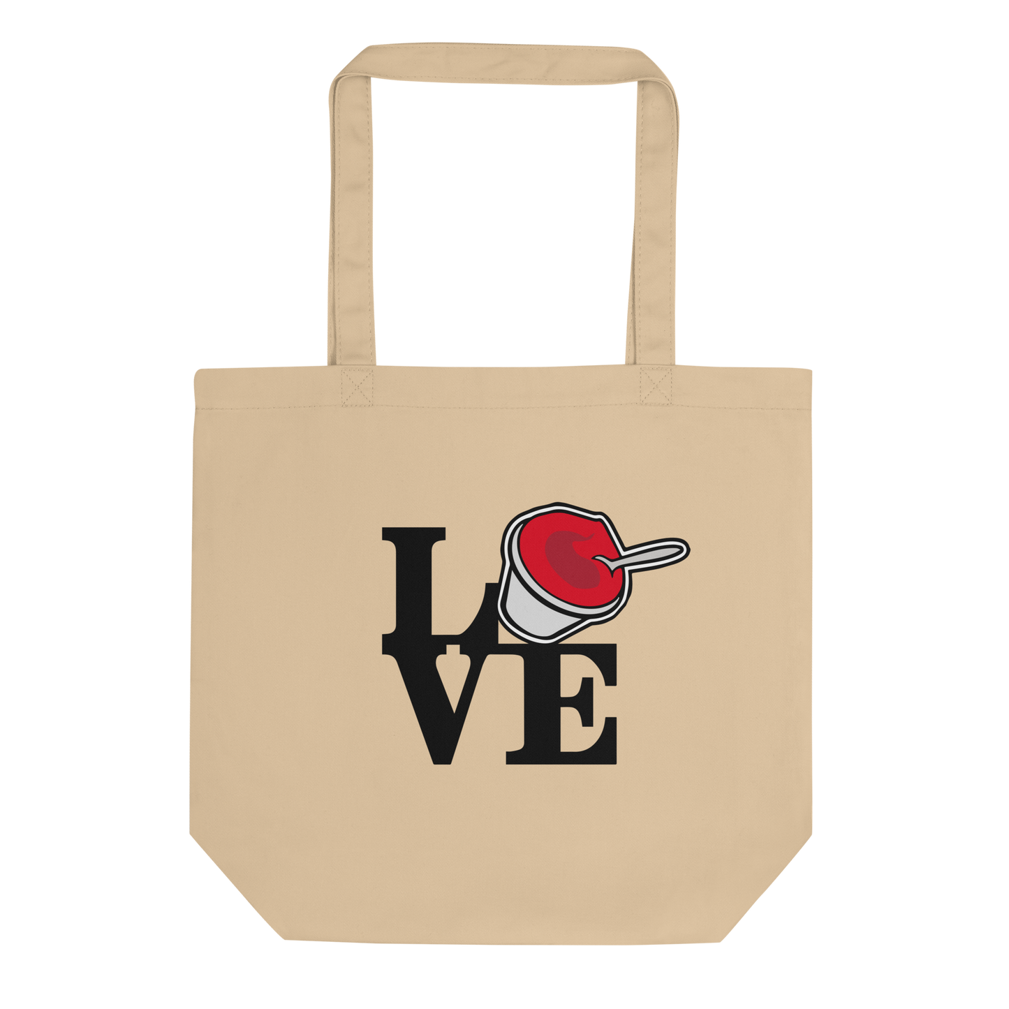 LOVE PHILLY WOODER ICE Eco-Tote Bag - Nude